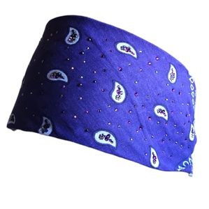 Women's Purple Biker Bling Bandana